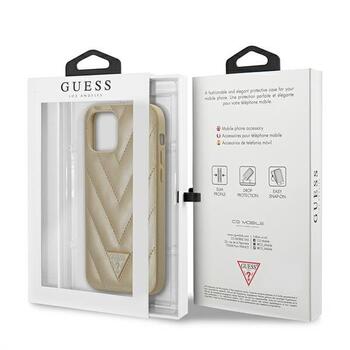 Guess GUHCP12SPUVQTMLBE V-Quilted Collection Aizsargapvalks priekš iPhone 12 mini 5,4