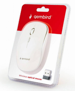 Gembird MUSW-4B-01 Bezvadu Datorpele (MUSW-4B-01-W)