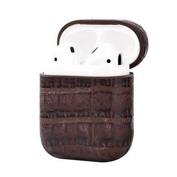 Devia Lux Series Eco Кожаный чехол с магнитным карабином Apple AirPods 1st Generation (D0313)