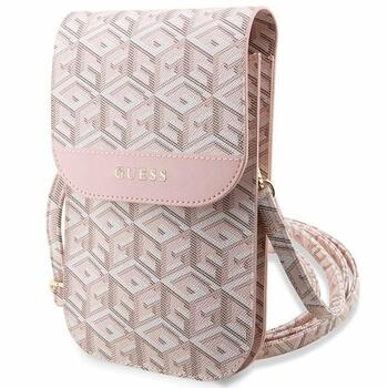 Guess Bag GCube Stripe Soma / rozā (GUWBHGCFSEP)