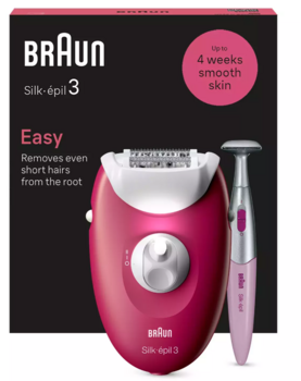 Braun Silk-épil 3 3-202 Эпилятор Розовый (SE3-202)