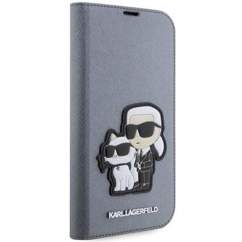 Karl Lagerfeld KLBKP14XSANKCPG Planšetdatoru maciņš priekš iPhone 14 Pro Max 6.7