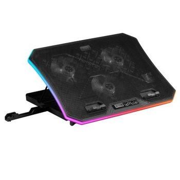 Mars Gaming MNBC6 Игровой Cтенд с охлаждением для ноутбука RGB / USB HUB (MNBC6)