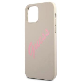 Guess GUHCP12SLSVSGP Silicone Vintage Защитный чехол для iPhone 12 mini 5,4