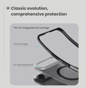 Nillkin Super Frosted PRO Magnetic Back Cover Aizsargapvalks priekš Apple iPhone 17 Air (57983127615)
