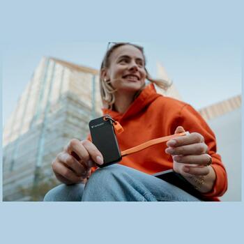 Verbatim 32418 Pocket SSD Внешний накопитель 256GB USB-C 3.2 gen.2 / чёрный-оранжевый (32418)
