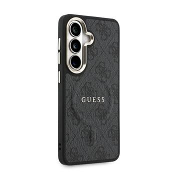 Guess PU Leather 4G Gold Frame Magnetic Case Чехол для Samsung Galaxy S26 (GUHMS26SP4MSEGCK)