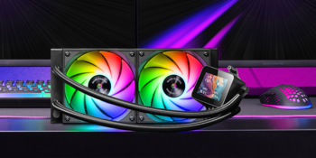 Mars Gaming MLVISION240 Liquid Cooling System with 360º LCD / TDP up to 500W (MLVISION240)