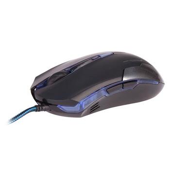 E-Blue Cobra EMS653 Игровая мышь с Дополнительными кнопками / LED Подсветка / 3000 DPI / USB (EMS653BKAA-IU)