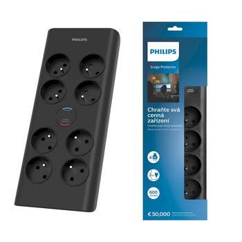 Philips SPN7080BA/60 Сетевой фильтр 8 розеток AC 2m (SPN7080BA/60)