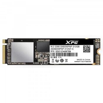 Adata XPG SX8200 PRO SSD 512GB PCIe Gen3x4 M.2 2280 (ASX8200PNP-512GT-C)