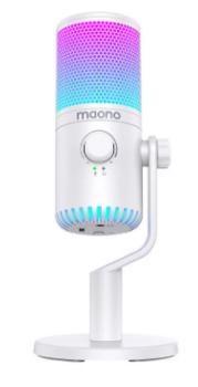 Maono DM30RGB Spēļu Mikrofons (DM30RGB-WH)