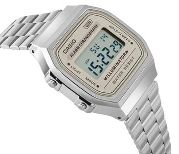 CASIO VINTAGE A168WA-8AYES Vīriešu rokas pulkstenis / sudraba (A168WA-8AYES)