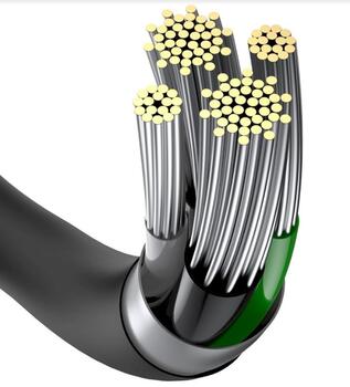 Baseus CALYS-A01 Superior Fast Charging Data Cable Кабель для передачи данных USB-Lightning 2.4A 1m / чёрный (CALYS-A01)