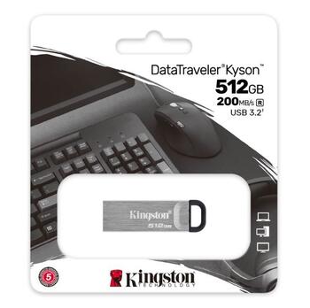 Kingston DataTraveler 512GB USB 3.1 Флеш память (DTKN/512GB)