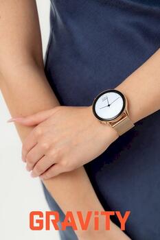Smartwatch Gravity Ремешок + браслет GT11-5 / розовое золото (GT11-5)