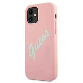 Guess GUHCP12SLSVSPG Silicone Vintage Hardcase Защитный чехол для iPhone 12 mini 5,4