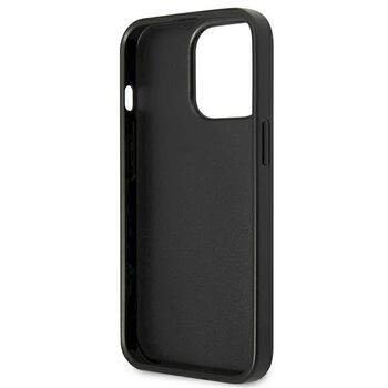 Guess GUHCP13LPSATPK Hardcase Saffiano Triangle Logo Cardslot Защитный чехол для iPhone 13 Pro / 13 6,1