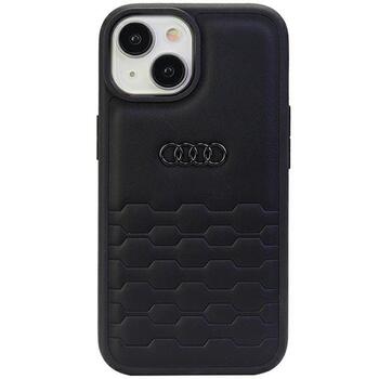Audi GT Synthetic Leather Back Case Защитный Чехол для Apple iPhone 15 Plus (AU-TPUPCIP15M-GT/D2-BK)