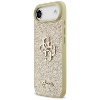 Case Guess Fixed Glitter Big 4G Защитный чехол для iPhone Air / золотой (GUHCP17MHG4SGD)