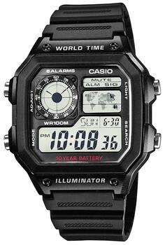 CASIO AE-1200WH-1AVEF Vīriešu pulkstenis (AE-1200WH-1AVEF)