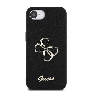 Guess PU Fixed Glitter 4G Metal Logo Case Чехол для Apple iPhone 16e (GUHCPSE4HG4SGK)