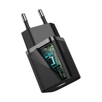 Baseus Super Si Зарядное Устройство PD / 20W / 1x USB-C (BRA010568)