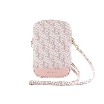 Guess PU G Cube Wallet Phone Bag Кошелек-сумка для телефона / розовый (GUWBZPGCSPGP)