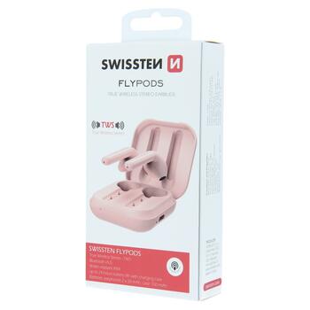 Swissten TWS FlyPods Bluetooth Стерео Гарнитура с Микрофоном (SW-FP-TWS-P)