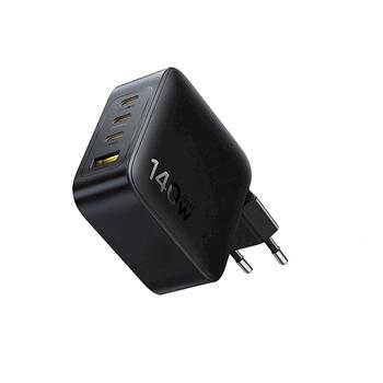 Baseus EnerFill FH11 GaN Fast Desktop Charger Сетевое зарядное устройство 140W / космический чёрный (E0121J00)