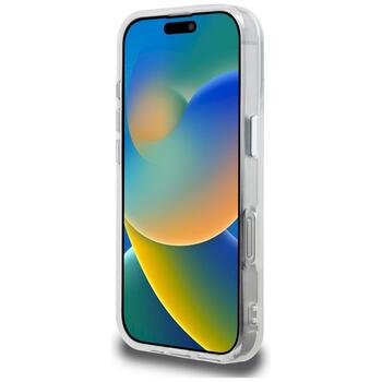 Karl Lagerfeld IML Aquarelle Karl & Choupette & Logo Защитный чехол для iPhone 16 Pro Max / белый (KLHCP16XHMKCAQH)