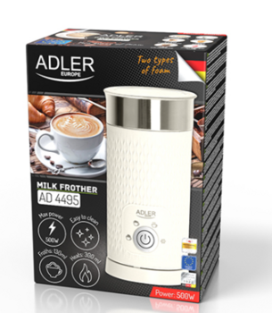 Adler AD 4495 Вспениватель Mолока 500W (AD4495)