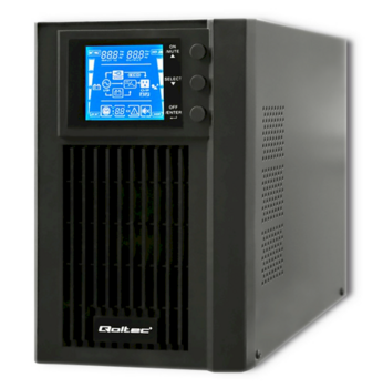 Qoltec 5264 Pure Sine Wave ИБП / 1kVA / 800W / AVR / LCD (5264)