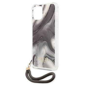Guess GUHCP12MKSMAGR Marble Collection Aizsargapvalks priekš iPhone 12/12 Pro 6,1