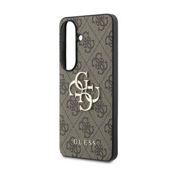 Guess PU 4G Metal Logo Case Чехол для Samsung Galaxy S26 (GUHCS26S4GMGBR)