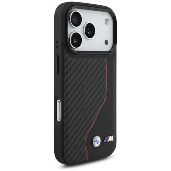 BMW M Carbon Line & Logo MagSafe Case Защитный Чехол для Apple iPhone 17 Pro (BMHMP17L25PCCSCKR)