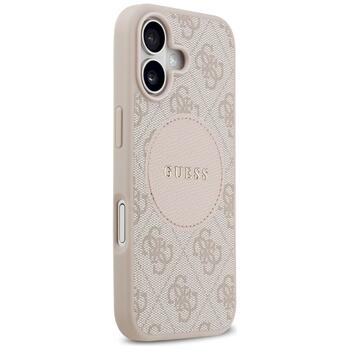 Guess 4G Circle Classic Logo MagSafe Защитный чехол для iPhone 17 / розовый (GUHMP17SP4PGRSGP)