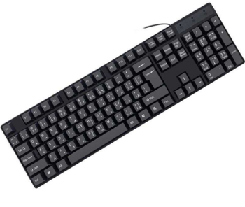 RoGer K1800 Vadu Biroja tastatūra USB (K1800-BK)