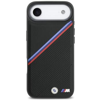 BMW M Tricolor Metal Logo MagSafe Case Aizsargapvalks priekš Apple iPhone 17 Air (BMHMP17M25PCSPEK)