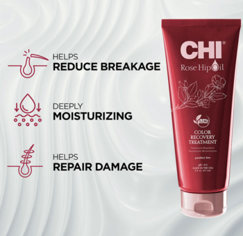 CHI Rose Hip Oil Color Recovery Восстанавливающая маска для окрашенных волос 237 ml (633911772768)