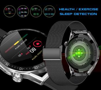 Rubicon RNCE88-1 Smartwatch Смарт-часы с силиконовым ремешком + кожаным ремешком / чёрный (RNCE88-1)
