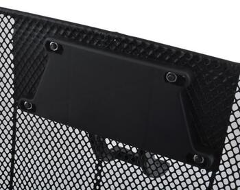 RoGer Metāla Grozs Velosipēdam / 5kg / 33x26x26 cm (RO-BASKET-BK)