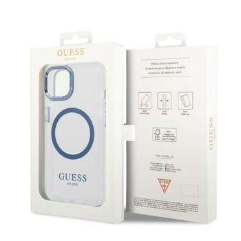Guess GUHMP14MHTRMB Hardcase Metal Outline Magsafe Защитный чехол для iPhone 14 Plus / 15 Plus 6.7