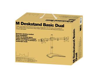 Multibrackets MB-3330 Turētājs pie galda uz 2 monitoram līdz 27