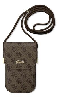 Guess 4G Metal Script Logo Viedtālruņa Somiņa Brown (GUOWBP4SNSW)