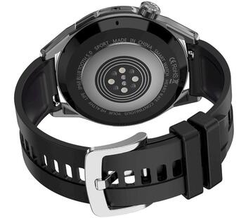 Rubicon RNCE88-1 Smartwatch Смарт-часы с силиконовым ремешком + кожаным ремешком / чёрный (RNCE88-1)