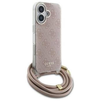 Guess GUHCP16SHC4SEP Hardcase Crossbody Cord 4G Print Защитный чехол для iPhone 16 6.1