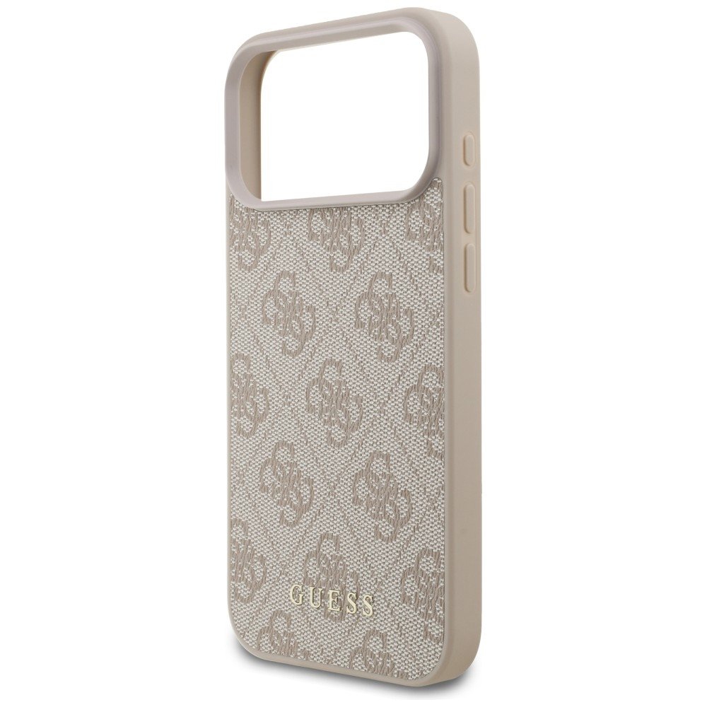 Guess 4G Classic Case Aizsargapvalks priekš iPhone 18 Pro Max / iPhone 17 Pro Max / rozā (GUHCP18XG4GFPI)