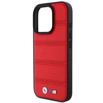 BMW M Perforated And Stitched Line MagSafe Защитный Чехол для Apple iPhone 16 Pro (BMHMP16L23PUSPR)