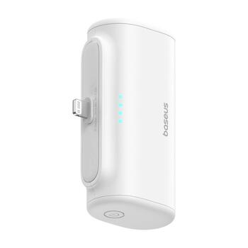 OS-Baseus Compact IP Портативный аккумулятор 5000mAh 20W / белый (P10068307213-00)